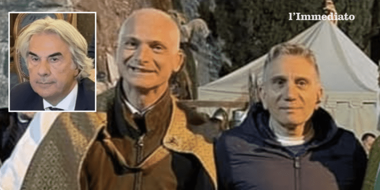 Rotice e D'Alba; nel riquadro, il prefetto Valiante