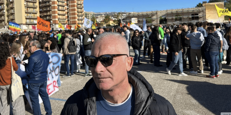 Gianni Rotice alla marcia antimafia di Libera