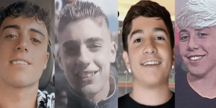 Gaetano Gentile, Michele Biccari, Samuel Del Grande e Samuele Bruno