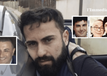Gianluigi Troiano; a sinistra, Enzo Miucci; a destra, Scirpoli, Matteo e Michele Lombardi