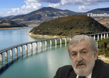 Invaso Liscione; a destra, Emiliano