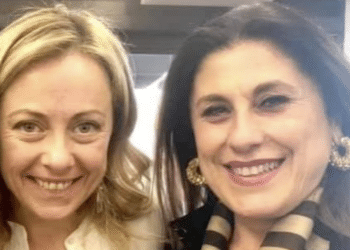 Giorgia Meloni e Rita Montrone