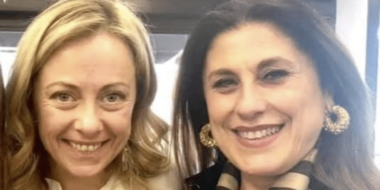 Giorgia Meloni e Rita Montrone