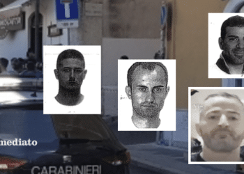 Bonsanto, Troiano e Raduano; in alto, Trotta