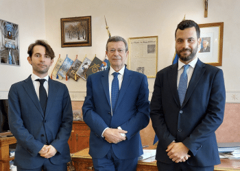 Andrea Mongelli e Fabio Bernaudo con Paolo Grieco