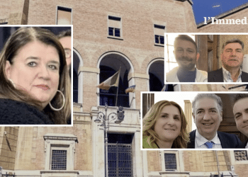 Episcopo; a destra, Mancini e Cataneo; sotto, Patano, Clemente e Frattarolo