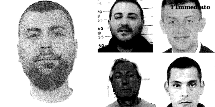 A sinistra, Lauriola; sopra, Miucci e La Torre; sotto, Ciccone e Tomaiuolo