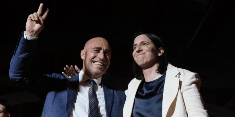 Piero Bitetti e Elly Schlein