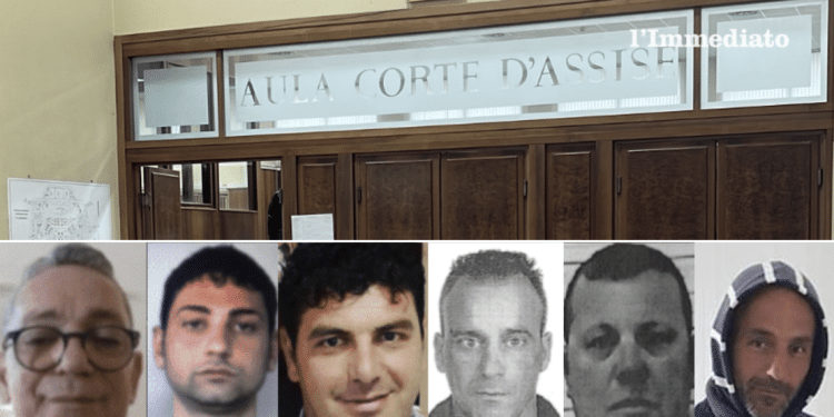 Matteo Lombardi, Michele Lombardi, Francesco Scirpoli, Pietro La Torre, Pasquale Ricucci e Mario Scarabino