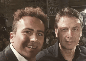 Gianluca Totaro con Giuseppe Conte