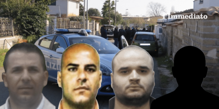 Antonello Francavilla, Emiliano Francavilla e Matteo Pettinicchio; sullo sfondo, Nettuno