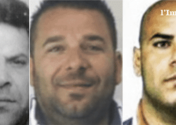 Da sinistra, Mario Francavilla ucciso nel 1998 e i figli Antonello ed Emiliano