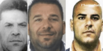 Da sinistra, Mario Francavilla ucciso nel 1998 e i figli Antonello ed Emiliano