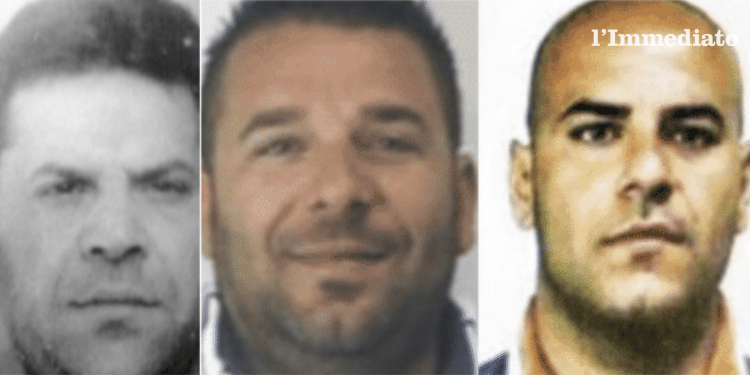 Da sinistra, Mario Francavilla ucciso nel 1998 e i figli Antonello ed Emiliano
