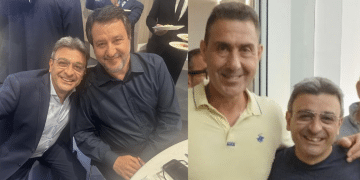 Natale Curiello con Salvini e Vannacci