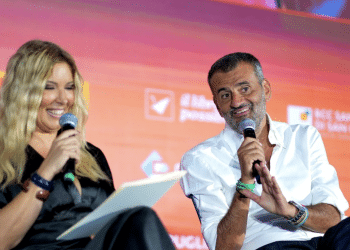 Selvaggia Lucarelli e Antonio Decaro