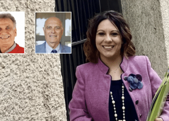 Lidya Colangelo; nei riquadri, Esposto e D'Antuono