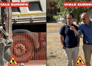 Galasso e Cagiano in viale Europa