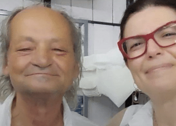 Vincenzo D'Ambrosio con l'assessora Cecilia Simone