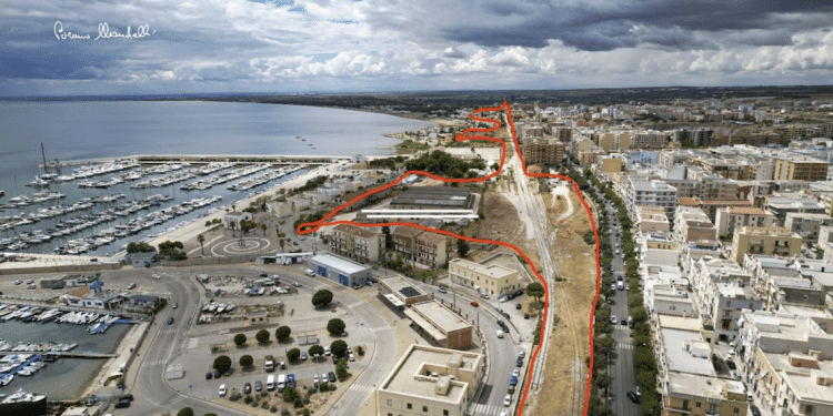 Area interessata dal progetto "Fronte Mare"; foto Bruno Mondelli
