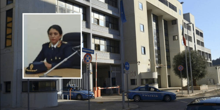 Sandra Manfrè e la questura di Brindisi