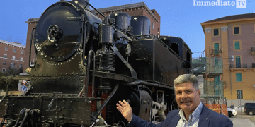 Locomotiva a vapore e Pasquale Cataneo