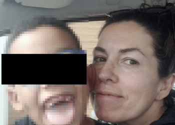 Roberta Blasi col figlio
