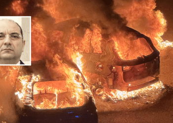 Angelo Riccardi e le auto in fiamme