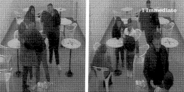 Enzo Miucci incontra la famiglia nella sala colloqui del carcere