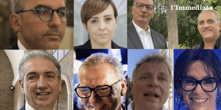 Piemontese, Barone, De Leonardis e Gatta; sotto, Clemente, Campo, Tutolo e Starace