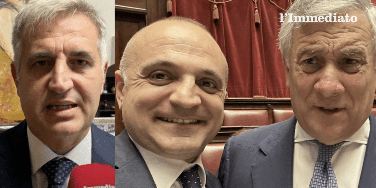 Fontana, D'Attis e Tajani