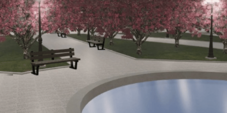 Il rendering di piazza Maria Grazia Barone