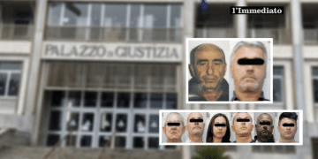 Sopra, Lanza e Antoniello; sotto, Carella, Cocozza, L.Lanza, Pafundi, Di Mattia e Carniola