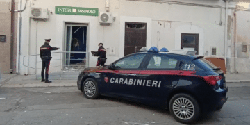 L'assalto ad una banca a Stornara