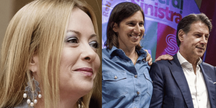 Meloni, Schlein e Conte