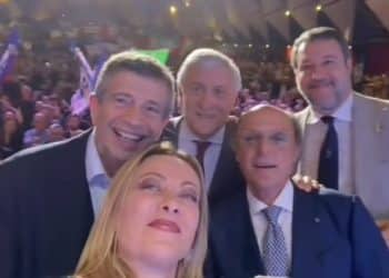 Meloni, Lupi, Tajani, Lobuono e Salvini