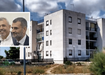 Secondo Piano di Zona; nel riquadro, Palumbo e Decaro