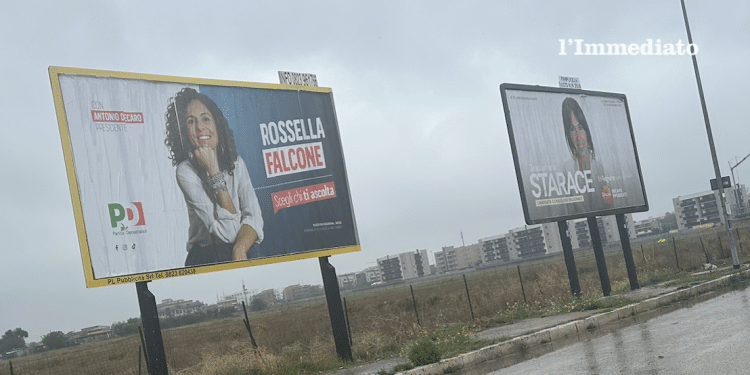 I 6x3 di Falcone e Starace uno accanto all'altro in via Gandhi a Foggia