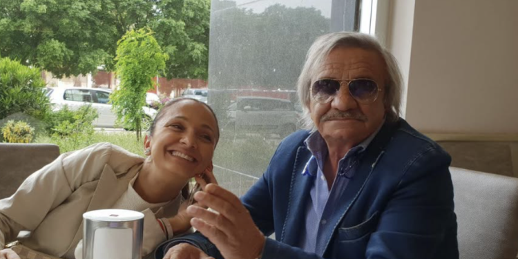 Michaela Di Donna con il padre Massimino