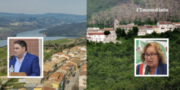 Carlantino e Celle; nei riquadri, Coscia e Giannini