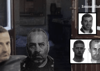 Raduano, Quitadamo, Bonsanto e Troiano; in alto, Omar Trotta