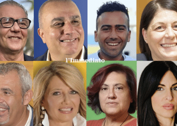 I candidati di Manfredonia alle Regionali 2025; sopra, Campo, Galli, Totaro e Rinaldi; sotto, Palumbo,Moscatelli, Starace e Trotta