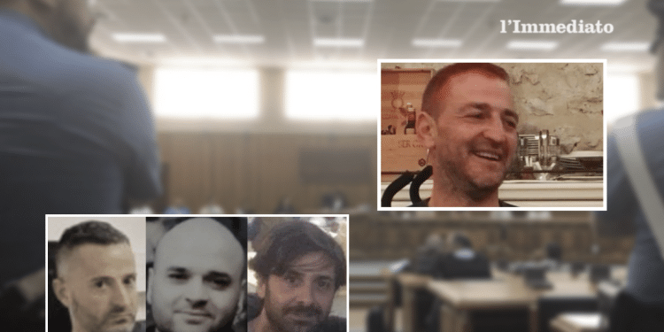 Dino Miucci; sotto, i pentiti Marco Raduano, Matteo Pettinicchio e Giuseppe Francavilla