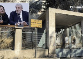 Ex distretto militare Foggia; nel riquadro, Episcopo ed Emiliano