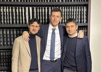 De Vitto e Casillo con l'avvocato De Rossi
