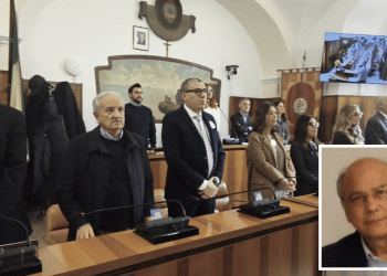 Giunta Colangelo; nel riquadro, Antonio Giuseppe Bubba