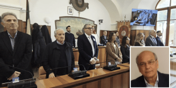 Giunta Colangelo; nel riquadro, Antonio Giuseppe Bubba