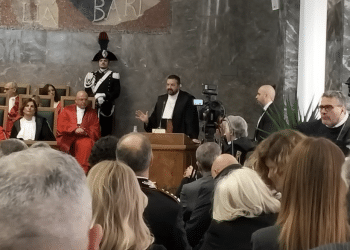 Gianluca Ursitti durante il suo intervento