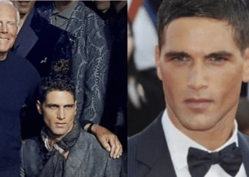 Armani con Fabio Mancini