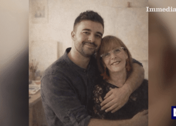 Donato Monopoli con la madre